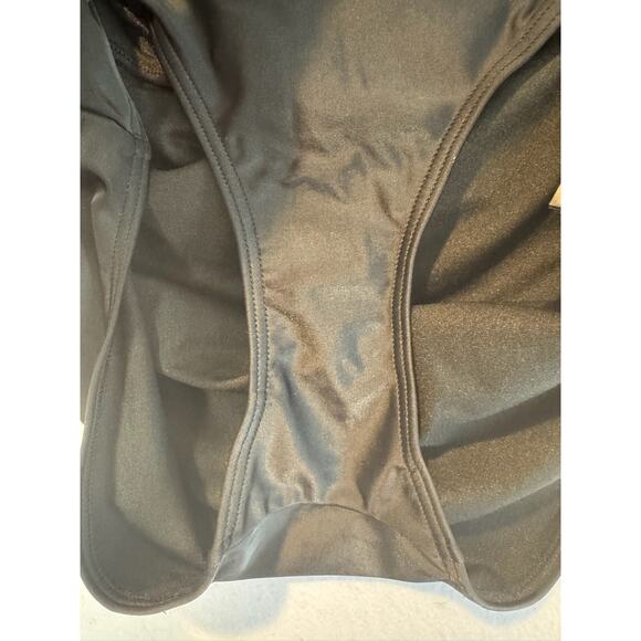 TED BAKER Ralinda Halter One Piece Swimsuit Size 5 (US 14) Black - Picture 8 of 9